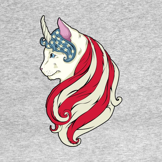 American Independance day Cat by BOEC Gear